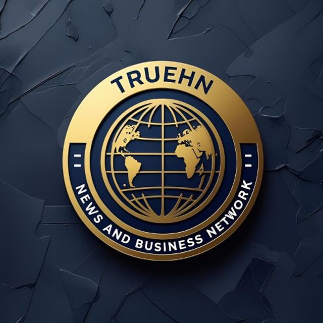 TRUEHN News and Business Network gold globe logo